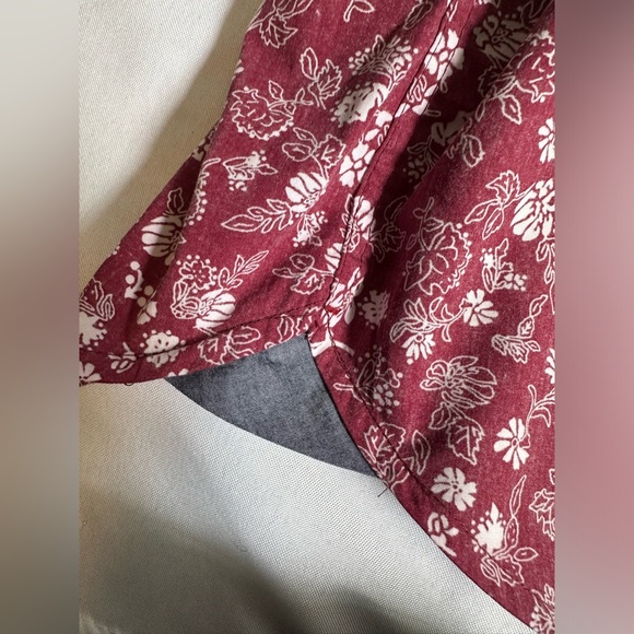 MBX DENIM WEAR Men’s Slimfit Floral Casual Short Sleeved Button-Down - Picture 3 of 6